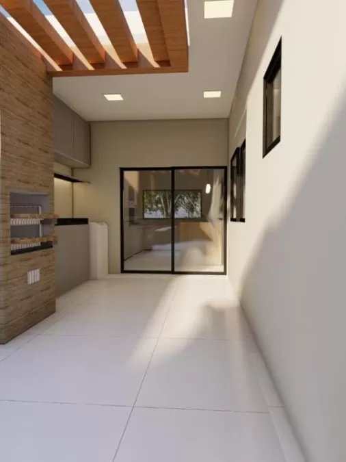 Casa Térrea à Venda com 3 dormitórios e conceito integrado, 80m² no Condomínio Vale Azul em Votorantim/SP