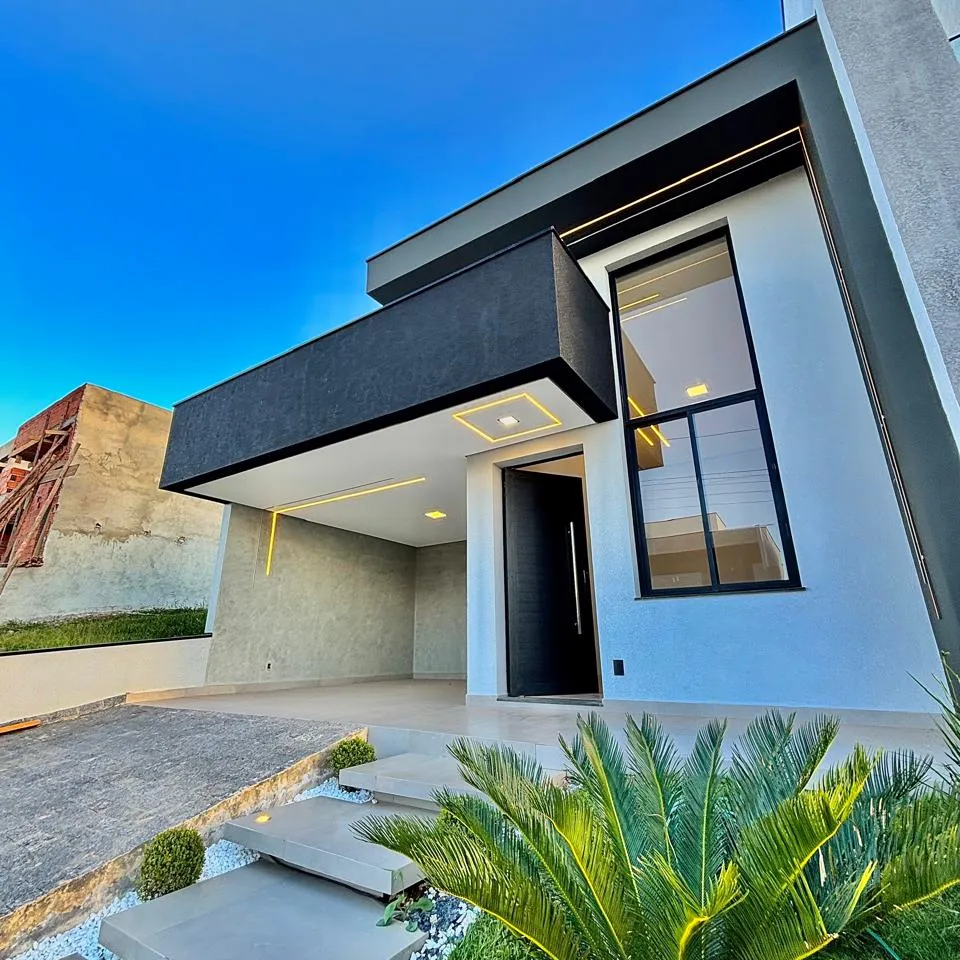 Casa Térrea à Venda com 3 dormitórios sendo 1 suíte e área gourmet com churrasqueira, 140m² em um terreno de 200m² no Condomínio Reserva Ipanema em Sorocaba/SP