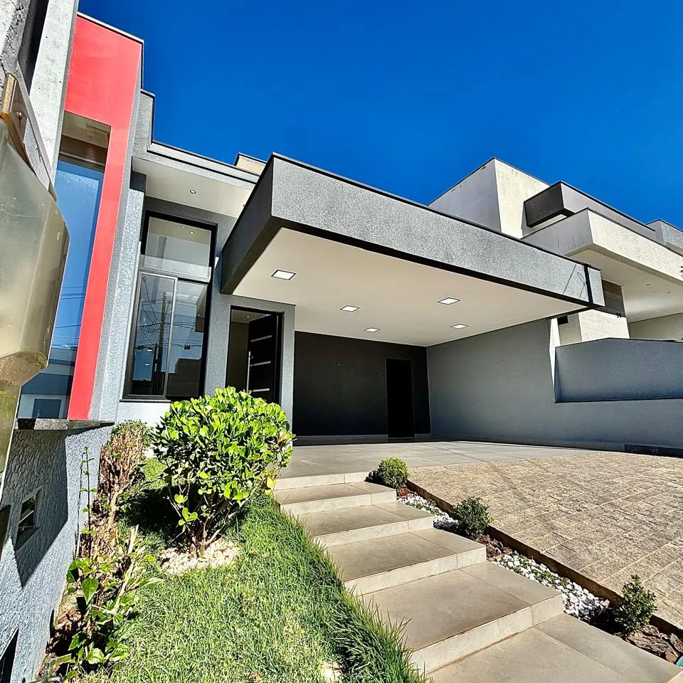 Casa Térrea à Venda com 3 suítes, escritório e ampla área gourmet com churrasqueira, 145m² em um terreno de 200m² no Condomínio Helena Maria em Sorocaba/SP