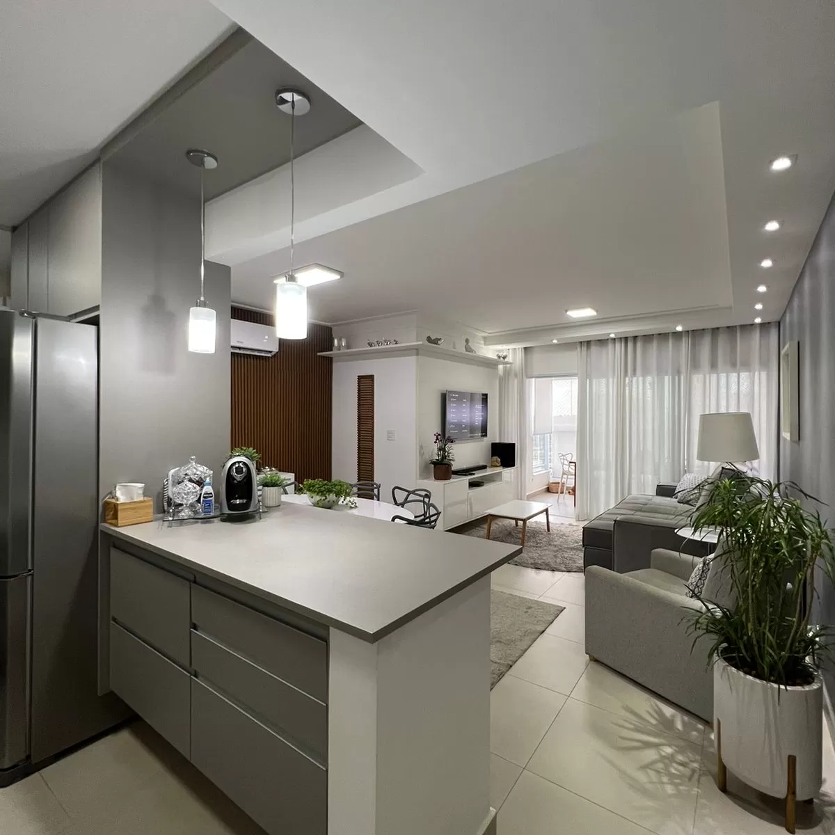 Apartamento de Alto Padrão à Venda no Campolim com 1 suíte e varanda gourmet, 103m² em Sorocaba/SP no Condomínio Vancouver Homes