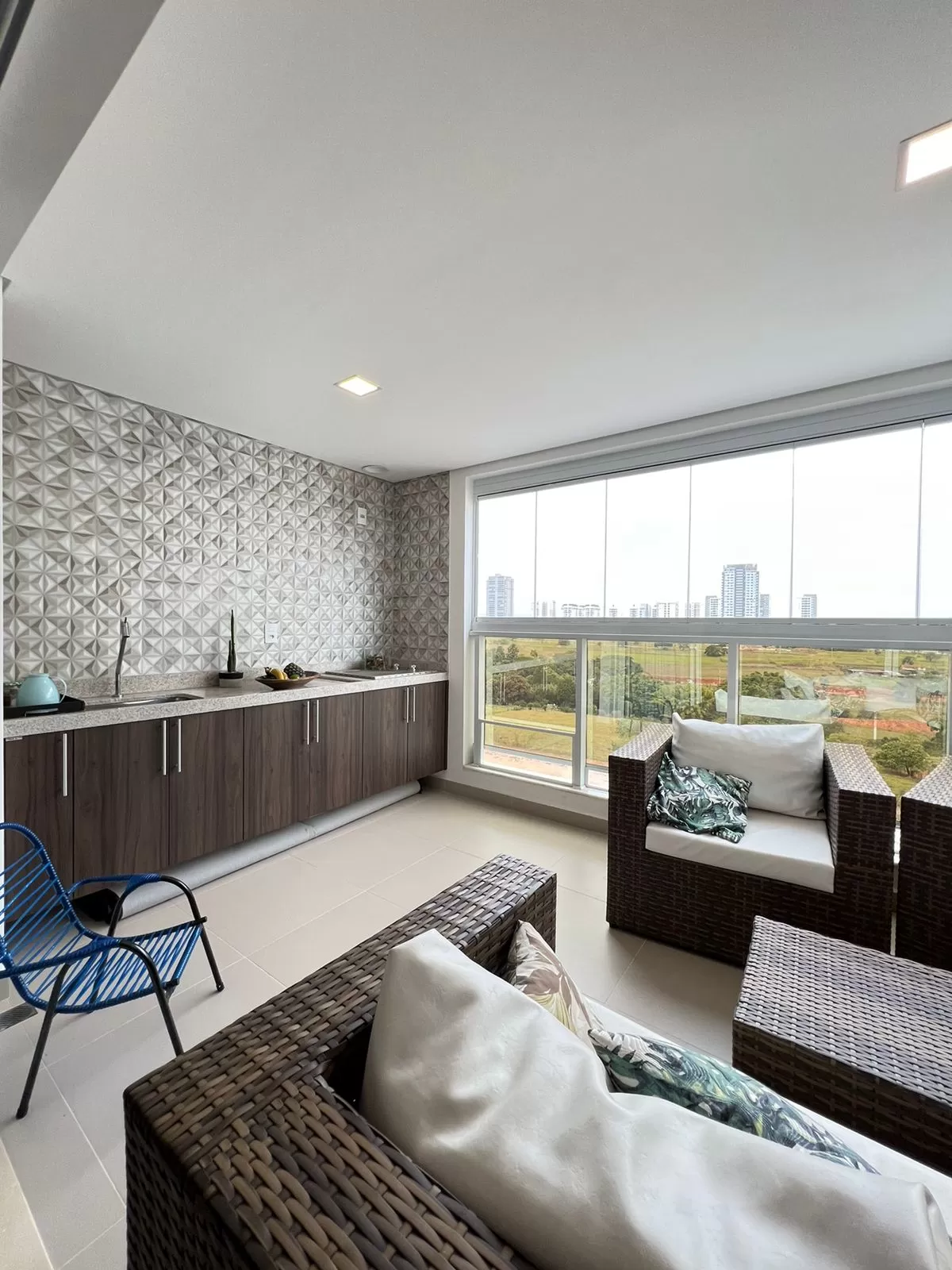 Apartamento de Alto Padrão no Campolim à Venda com 3 suítes e varanda gourmet, 125m² em Sorocaba/SP no Condomínio Soleil de Quebéc