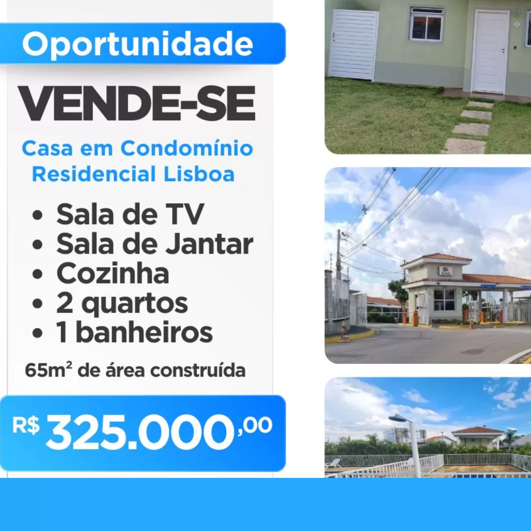 Casa à Venda no Condomínio Residencial Lisboa em Sorocaba/SP