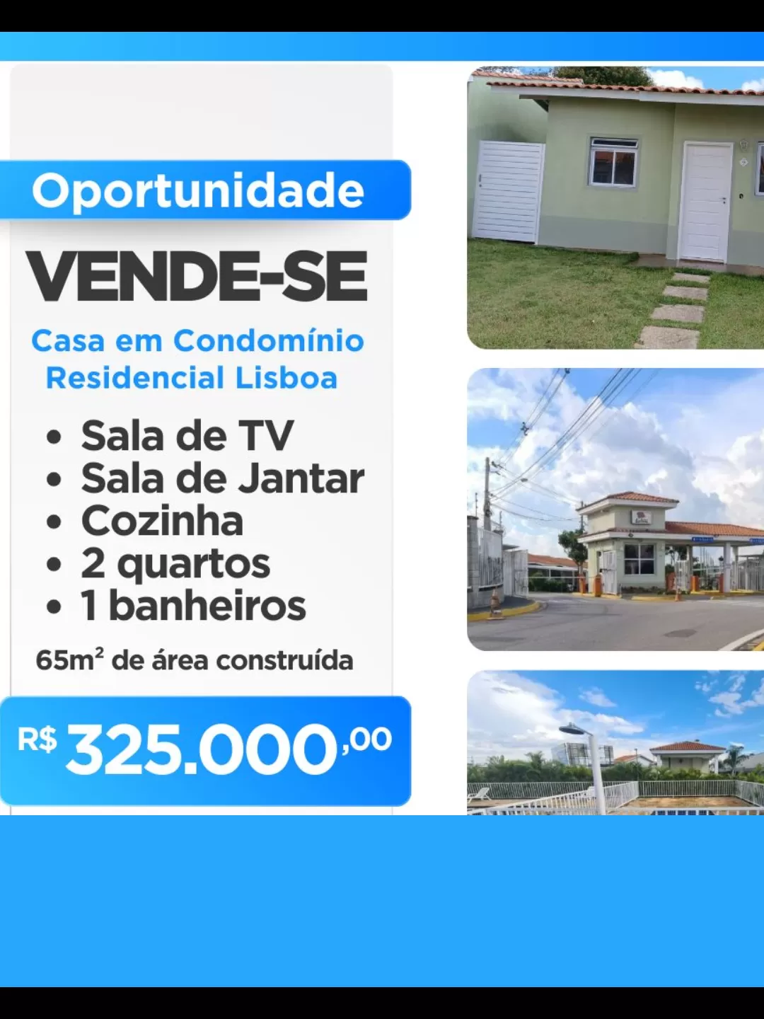 Casa à Venda no Condomínio Residencial Lisboa em Sorocaba/SP