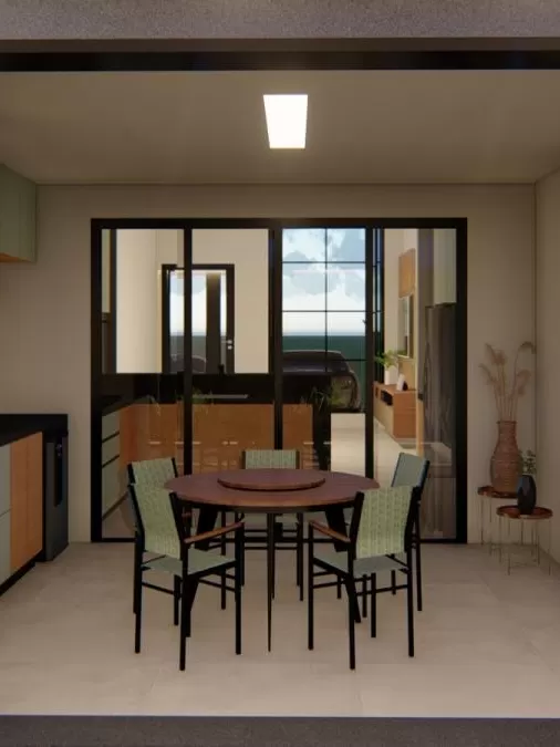 Casa Térrea à Venda com 3 suítes sendo 1 master com closet e piscina privativa, 162m² no Condomínio Terras Alpha em Votorantim/SP