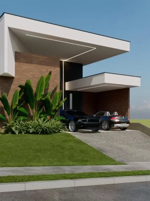 Casa Térrea à Venda com 3 suítes sendo 1 master com closet e piscina privativa, 162m² no Condomínio Terras Alpha em Votorantim/SP