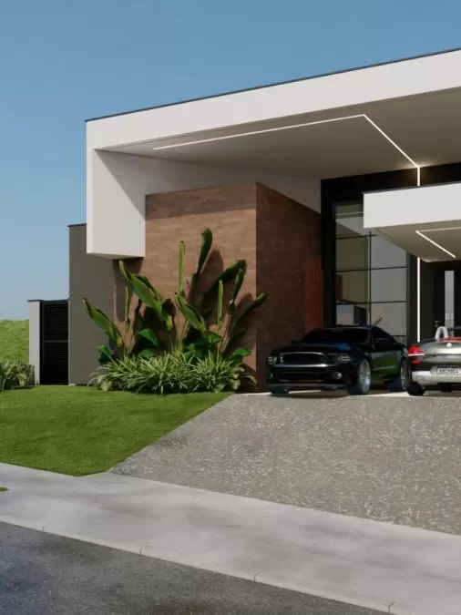 Casa Térrea à Venda com 3 suítes sendo 1 master com closet e piscina privativa, 162m² no Condomínio Terras Alpha em Votorantim/SP